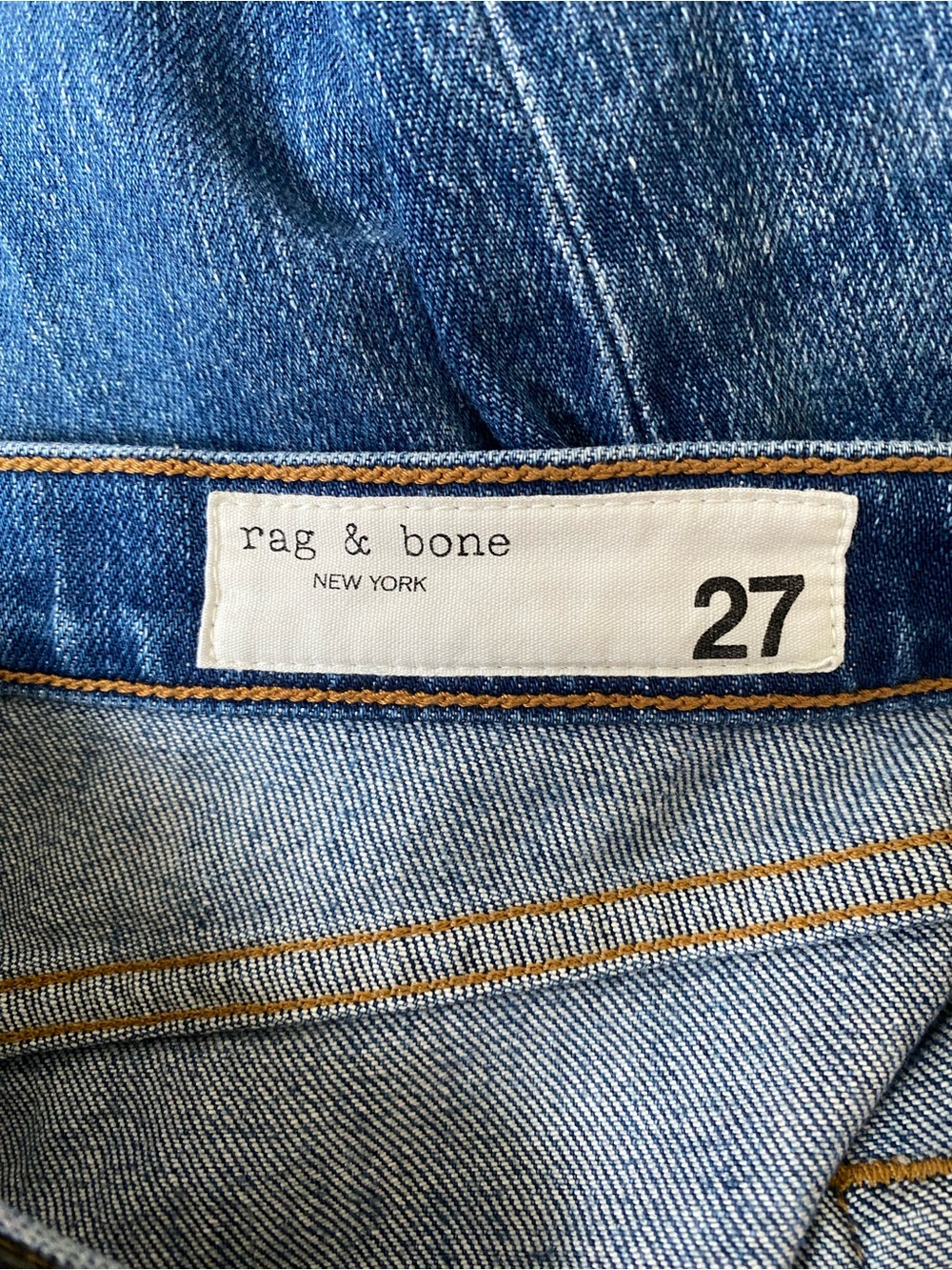 rag & bone Ruth Super High Rise Straight-Leg Jeans - Picture 6 of 7
